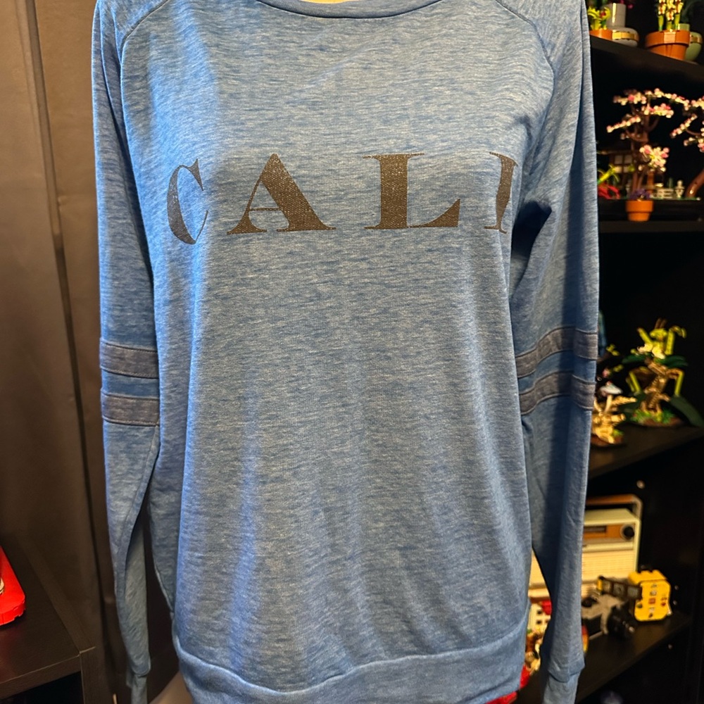 Hybrid Apparel Blue CALI Women's Sweater